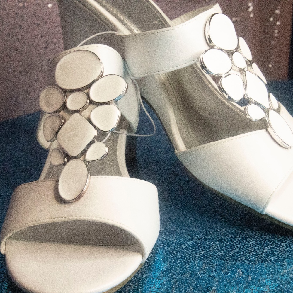 White Impo Sandals